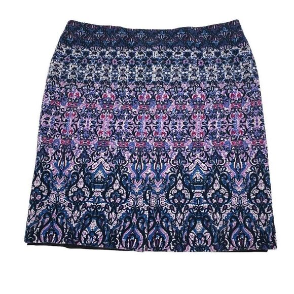 J. Jill Crinkle Knit Pencil Skirt Size Medium - Picture 1 of 4